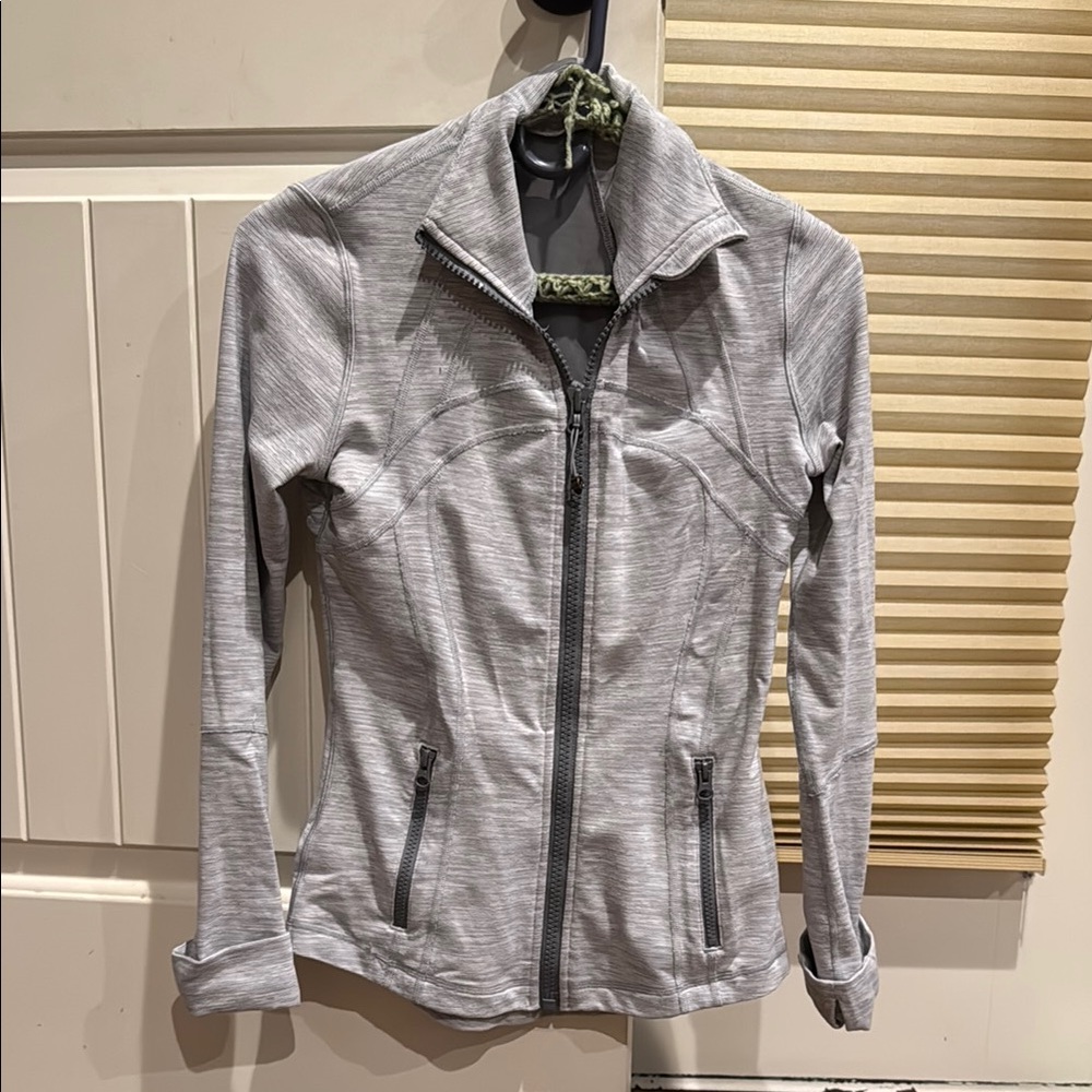 Lululemon Athletica Gray Utility Jacket with Performance Fabric